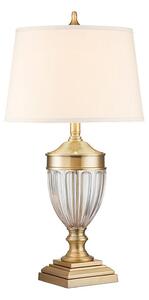 Quoizel QZ-DENNISON-BB - Lampada da tavolo DENNISON 1xE27/60W/230V oro