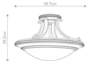 Feiss FE-KELHAM-HALL-SF - Lampadario a plafone KELHAM HALL 2xE27/60W/230V