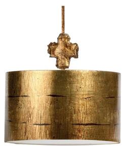 Flambeau FB-FRAGMENT-G-PL - Lampadario a sospensione con supporto rigido FRAGMENT 1xE27/60W/230V