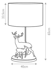 Elstead DL-AMELIA-TL - Lampada da tavolo AMELIA 1xE27/40W/230V bronzo