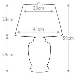Elstead MORRIS-TL-SMALL - Lampada da tavolo MORRIS 1xE27/60W/230V