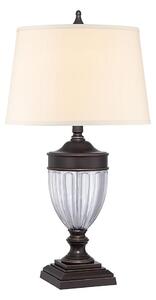 Quoizel QZ-DENNISON-PB - Lampada da tavolo DENNISON 1xE27/60W/230V bronzo