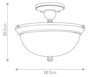 Hinkley HK-MAYFLOWER-SF - Lampadario a plafone MAYFLOWER 3xE27/60W/230V