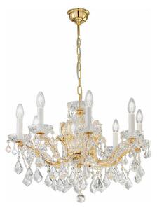 Kolarz 3149.88.3.KoT - Lampadario di cristallo MARIA LOUISE 8xE14/40W/230V 24K oro
