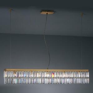Kolarz 314.87.3 - Lampadario di cristallo a sospensione PRISMA 7xG9/25W/230V 24K oro