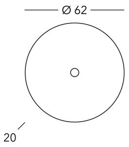 Kolarz A1306.61XL.Wm.SunWg - Applique MOON 1xE27/100W/230V bianco
