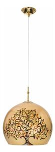 Kolarz 0392.31M.3.Al.Mu - Lampadario a sospensione con filo LUNA 1xE27/60W/230V 24K oro