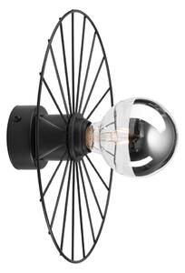Applique MONTANA 1xE27/15W/230V diametro 30 cm nero