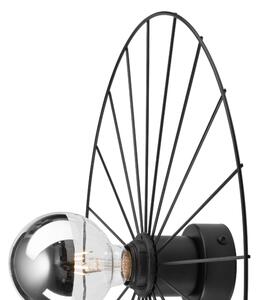 Applique MONTANA 1xE27/15W/230V diametro 45 cm nero