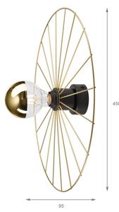 Applique MONTANA 1xE27/15W/230V diametro 45 cm oro
