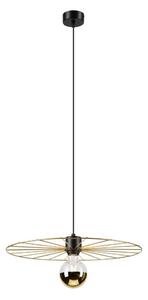 Lampadario a sospensione con filo MONTANA 1xE27/15W/230V diametro 45 cm oro/nero