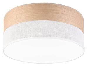 Plafoniera LED SIRJA WOOD LED/20W/230V diametro 35 cm bianco/quercia