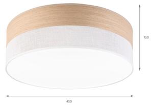 Plafoniera LED SIRJA WOOD LED/36W/230V diametro 45 cm bianco/quercia