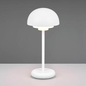 Reality Leuchten Lampada LED Elliot, IP44, accu, touchdim, bianco