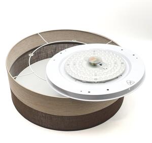 Plafoniera LED SIRJA WOOD LED/36W/230V diametro 45 cm marrone/quercia
