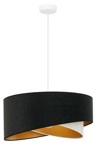 Brilagi - Lampadario LED a sospensione con filo LYRA 1xE27/15W/230V nero/color crema/oro