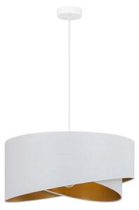 Brilagi - Lampadario LED a sospensione con filo LYRA 1xE27/15W/230V bianco/oro