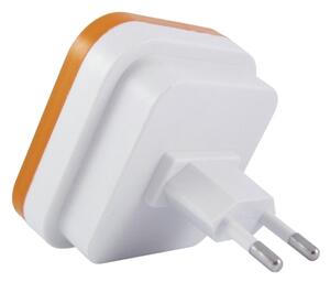 Luce notturna a LED con sensore crepuscolare LED/0,5W/230V arancione