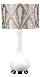 Elstead MILO-PN-TL-VOGSC - Lampada da tavolo MILO 1xE27/60W/230V grigio/marrone