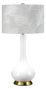 Elstead MILO-AB-TL-FDEB - Lampada da tavolo MILO 1xE27/60W/230V grigio