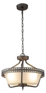 Elstead CROWN-SF - Lampadario a plafone CROWN 3xE27/60W/230V
