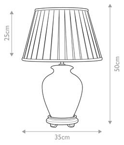 Elstead DL-SOLING-TL - Lampada da tavolo SOLING 1xE27/60W/230V