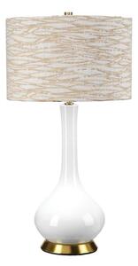Elstead MILO-AB-TL-LANT - Lampada da tavolo MILO 1xE27/60W/230V beige