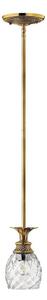 Hinkley HK-PLANTATION-MP-BB - Lampadario a sospensione con supporto rigido PLANTATION 1xE27/60W/230V oro