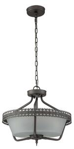 Elstead CROWN-SF - Lampadario a plafone CROWN 3xE27/60W/230V