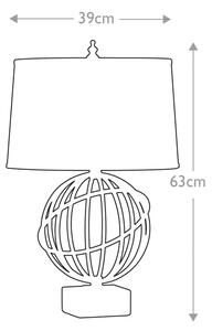 Feiss FE-SPENCER-TL - Lampada da tavolo SPENCER 1xE27/60W/230V