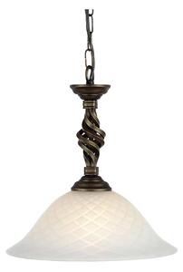 Elstead PB-P-BLK-GOLD - Lampadario a sospensione con catena PEMBROKE 1xE27/60W/230V