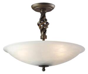 Elstead PB-SF-A-BLK-GOLD - Lampadario a plafone PEMBROKE 3xE14/60W/230V