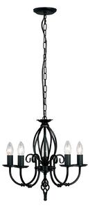 Elstead ART5-BLACK - Lampadario a sospensione con catena ARTISAN 5xE14/60W/230V