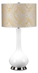 Elstead MILO-PN-TL-PSM - Lampada da tavolo MILO 1xE27/60W/230V grigio/oro