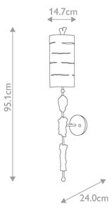 Flambeau FB-FRAGMENT-G1 - Applique FRAGMENT 1xE27/60W/230V