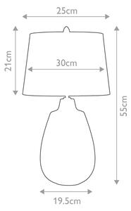 Elstead NEWHAM-TL-S - Lampada da tavolo NEWHAM 1xE27/60W/230V