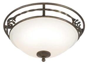 Elstead PB-F-A-BLK-GOLD - Plafoniera PEMBROKE 2xE27/60W/230V