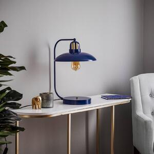 Eko-Light Lampada da tavolo Felix, blu/oro