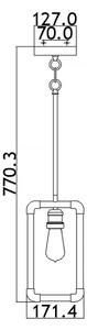 Kichler KL-IMAHN-MP - Lampadario a sospensione con supporto rigido IMAHN 1xE27/60W/230V