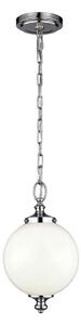 Feiss FE-PARKMAN-PS-PN - Lampadario a sospensione con catena PARKMAN 1xE27/60W/230V
