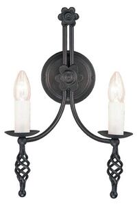 Elstead BY2-BLACK - Applique BELFRY 2xE14/60W/230V