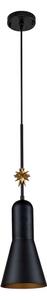 Elstead ETOILE-P-M-MB - Lampadario a sospensione con filo ETOILE 1xE27/60W/230V diametro 17,8 cm nero