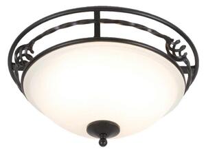 Elstead PB-F-A-BLACK - Plafoniera PEMBROKE 2xE27/60W/230V
