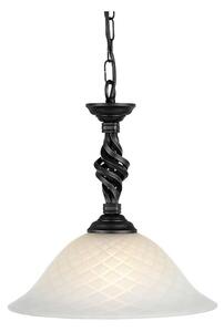 Elstead PB-P-BLACK - Lampadario a sospensione con catena PEMBROKE 1xE27/60W/230V