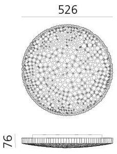 Artemide 0210010APP - Plafoniera LED dimmerabile CALIPSO LED/50W/230V 3000K