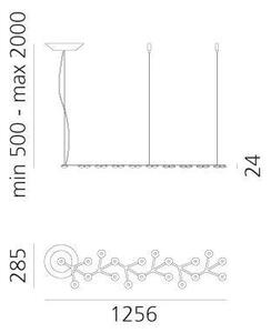 Artemide 1578050APP - Lampadario a sospensione con filo LED dimmerabile NET LED/45W/230V 3000K