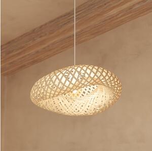 Atmosphera - Lampadario a sospensione con filo BEDDY 1xE27/40W/230V bambù