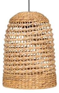 Atmosphera - Lampadario a sospensione con filo SAND 1xE27/40W/230V rattan/giacinto d'acqua