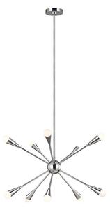 Feiss FE-JAX10-PN - Lampadario a sospensione con supporto rigido LED JAX 10xG9/3W/230V cromo lucido