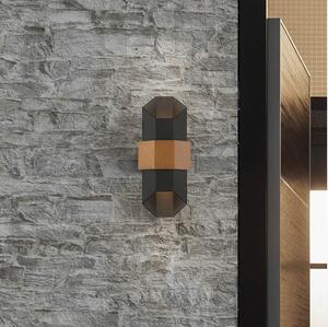 Quoizel QZ-CHASM-M-BKW - Lampada LED da esterno CHASM 2xLED/5,5W/230V IP44